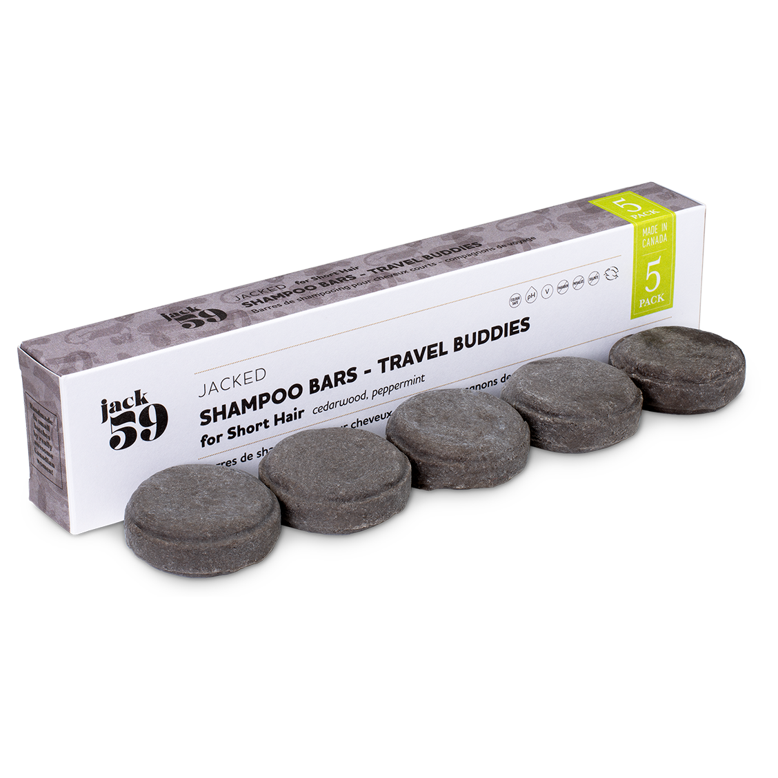 Jacked 3-in-1 Travel Buddies Refilll Pack