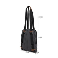 Cotton Linen Shoulder Bag CLB 3241-1 (Coffee)