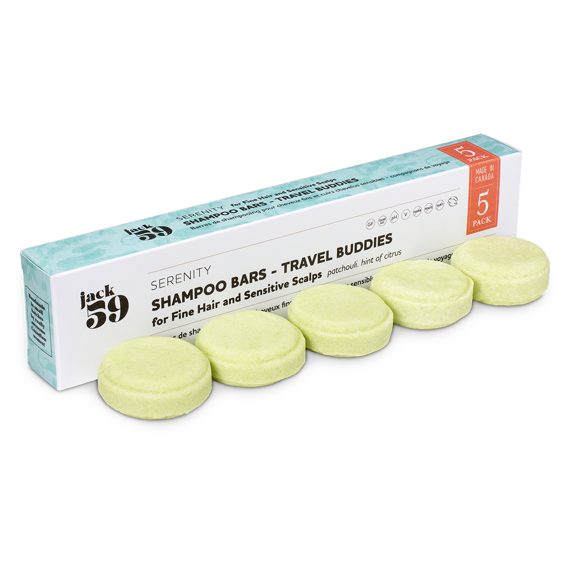 Serenity Shampoo Travel Buddies Refill Pack