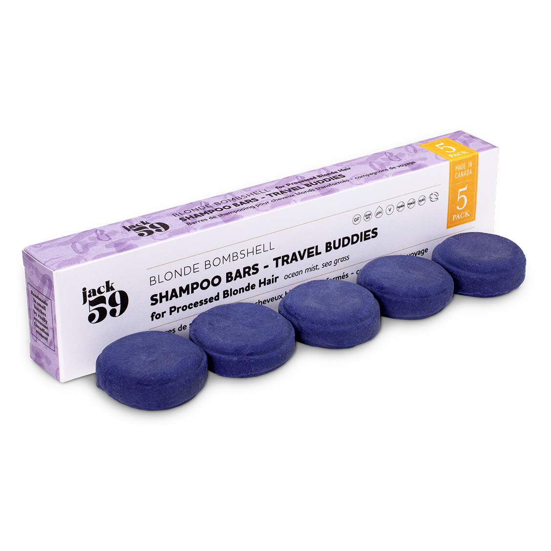 Blonde Bombshell Shampoo Travel Buddies Refilll Pack