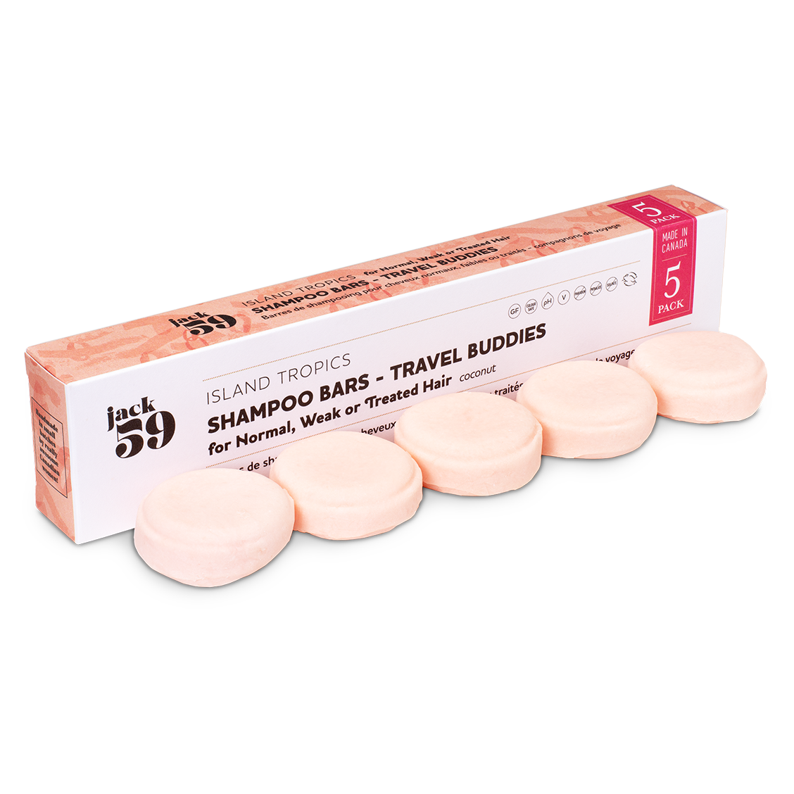 Island Tropics Shampoo Travel Buddies Refilll Pack