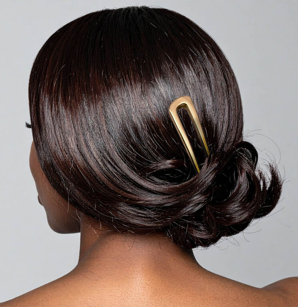 Gold French Hair Pin