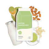 Matcha Almond Milk Plant-Based Milk Mask