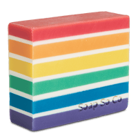 Soap So Co. - Judy - Rainbow coloured soap bar