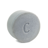 Vitality conditioner bar scented with peppermint, rosemary and lavender essential oils for oily hair naturally coloured blue with indigo powder