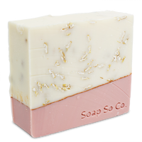 Soap So Co. - Nougat soap bar with oatmeal flakes