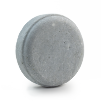 Vitality shampoo bar scented with peppermint, rosemary and lavender essential oils for oily hair naturally coloured blue with indigo powder